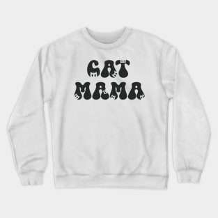 Cat Mama Large Crewneck Sweatshirt